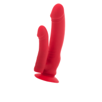 Black & Red Double Dildo